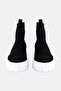Women Alpargata Combat Slip On Ankle Boots, Black - 3