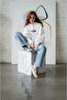 Unisex Broken Heart Sweatshirt Hoodie White - 6