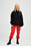 Unisex Cross Sweatshirt Hoodie Black - 5