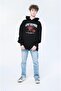 Unisex Love You More Sweatshirt Hoodie Black - 5