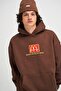 سويت شيرت بقلنسوة Im Lovin It Mc للجنسين باللون البني - 3