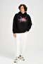 Satisfied Unisex Sweatshirt Hoodie Black - 5