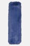 Women Faux Fur Mink Pull Scarves 120 x 15 cm, Sage Blue