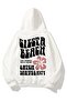 Unisex Siesta Beach White Sweatshirt Hoodie