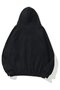 Unisex Girl Face Sweatshirt Hoodie Black - 2