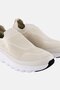 Women Training Lace Up Sport Shoes, Off White - 3