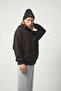 Cactus Oversize Sweatshirt Hoodie Black Tr30013 - 3
