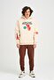 Unisex Lucky Come Sweatshirt Hoodie Stone - 5