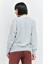 Women Regular Fit Embroidered Logo Outdoor Sweatshirts, Heather Grey - 3
