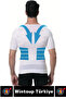 Special Production Gynecomastia Upright Posture Enhancer Belly Firming Elastic Men's Undershirt Corset 3 Pieces - 4