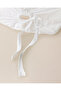 Linda Single 100% Cotton Embroidered Washed Seersucker Duvet Cover Set - White/Beige - 8