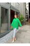 Henza Incili Brode Fisto Shirt Tunic Emerald