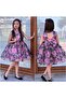 Digital Floral Print / Buckle Dress