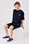 U.S. Polo Assn Boys' Navy Blue Bermuda Set - 3