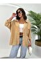 Lori Camel Draped Shirt