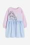 Girl's Printed Long Sleeve Sweatshirt Dress - 3