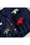 Car Figured Cardigan>Baby Cardigan>Children's Clothing>Hand Knitting>Baby Gift - 2