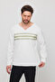 Ethnic Pattern Detailed Long Sleeve Sweatshirt - 7
