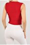 COPY - Feminino Crop T-Shirt, Short Sleeve and Lycra, Gathering Bustier - 3