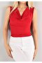 COPY - Feminino Crop T-Shirt, Short Sleeve and Lycra, Gathering Bustier - 2