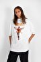 Nirvana Angel Printed Oversize Unisex White T-Shirt - 5