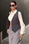 Gray Women's Vest Mg2332 - 6