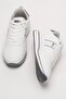 Men's Leather Laced Casual Sports Shoes White - Smoked - 7