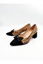 Women's Genuine Leather Heeled Shoes - 4