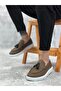 Ba0005 Laceless High Sole Classic Linen Brown Tassel Men's Shoes