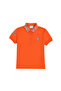 Girls' Pomegranate Flower Polo Neck Basic T-Shirt 50298192-Vr039