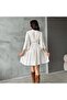 Women's V-Neck Embroidered Bohemian Summer Dress - 5