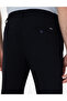 Navy Blue Slim Fit Elastic Waist Canvas Trousers 50301791-Vr033 - 6