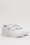Women's velcro daily sports shoes white - 3