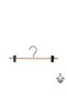 5 Pieces Wooden Detailed Metal Skirt Trousers Hanger
