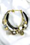 ETHNIC BOHEM MULTIPLE BRACELET NATURAL STONE GRAY - 2