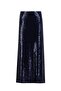 Purple Sequined Hidden Pocket Skirt - 25Y1832 - 4