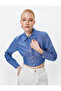 Crop Shirt Long Sleeve Classic Collar Cotton