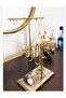 2'Li t Model Gold Metal Decorative Design Jewelry Stand - 3