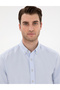 Light Blue Regular Fit Oxford Shirt Uzunkol 50304764-Vr003 - 2