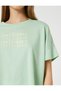 Printed Modal Blended Yoga T-Shirt - 5