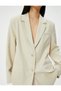 Viscose Blazer Jacket - Button and Fleto Pocket - 5