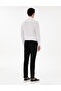 Black Slim Fit Lace-Up Canvas Trousers 50305260-Vr046 - 4
