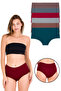 Women's Bato Panties Mixed Color 6-Piece Pack - Kts2092-7 Model-15