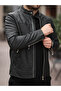 New Season Men's Premium Carbon Leather Slim Fit Seasonal Jacket - 4