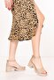Women's Genuine Leather Stylish Heeled Sandals Ez.5001 - 6