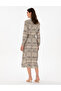 Beige A-Line Woven Skirt 50301198 -Vr011 - 4