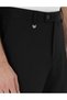 Pi̇erre Cardi̇n Woven Fabric Self-Patterned Black Trousers - 2