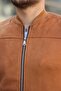 College Collar Waist Elastic Suede Seasonal Coat Bl 1711_60287-1 - 5