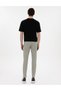Pi̇erre Cardi̇n Woven Khaki Slim Fit Jean Pants - 4