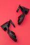 Women's Genuine Leather Stylish Heeled Sandals Ez.5001 - 3